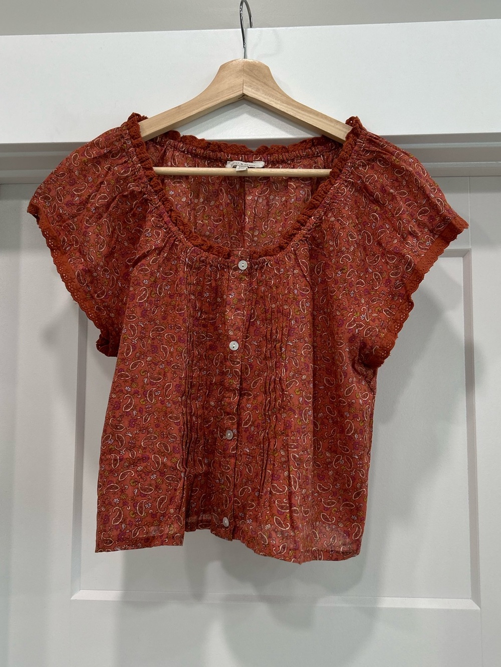 Lucky brand paisley top